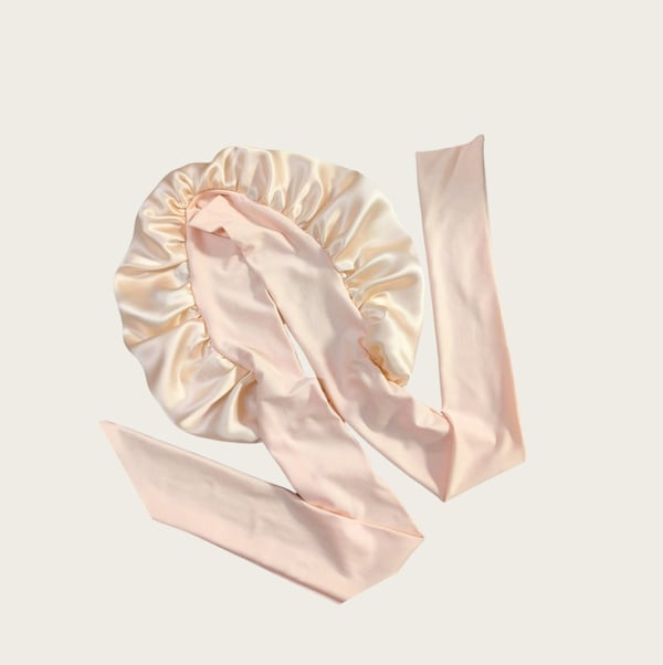 100% silke sovehætte til kvinder LightPink
