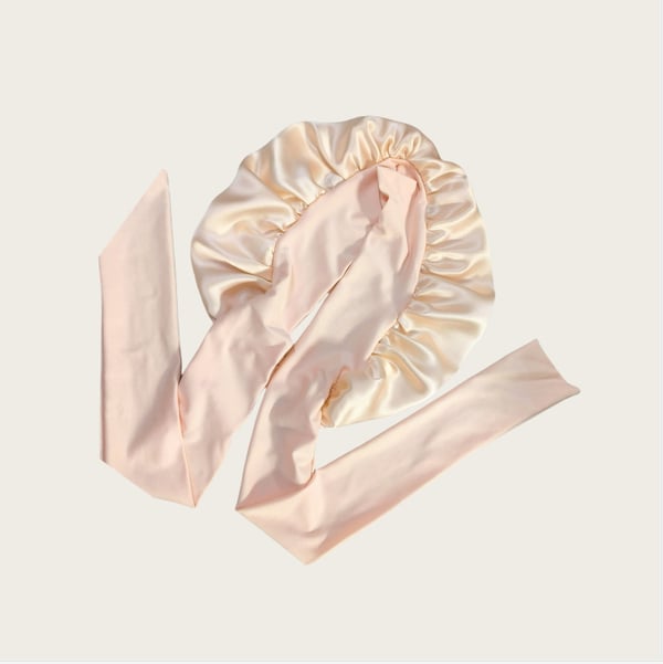 100% silke sovehætte til kvinder LightPink