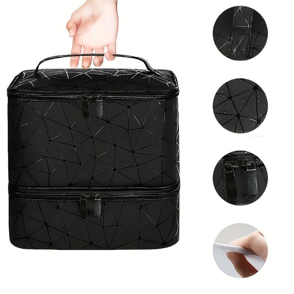 Etui med dobbelt lag for neglelakk