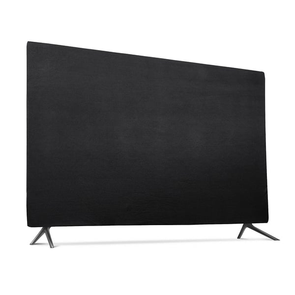 Stretchable Fabric TV Cover Dust Cover Universal Black 43
