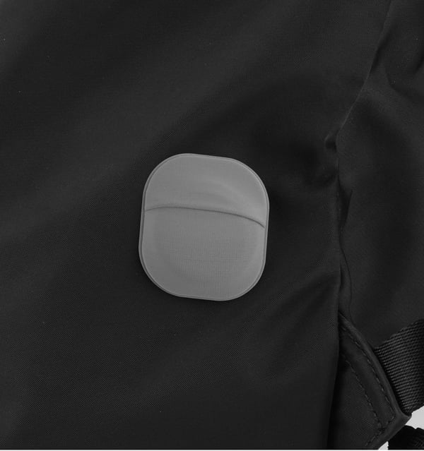 AirTag-pidike liimalla ja tarranauhalla Grey
