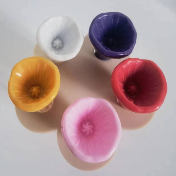 Resin Flower Bee drikkefontene (sett med 2) MultiColor