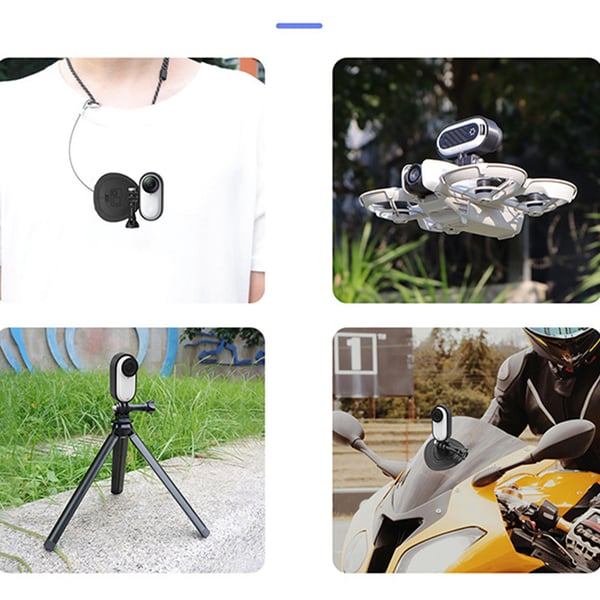 Udvidelsesbeslag til Insta360 GO 3/3S Black