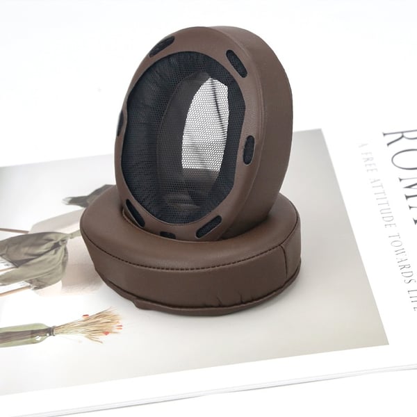 Utskiftbare øreputer til Sony MDR-1A hodetelefoner - Proteinlær Brown