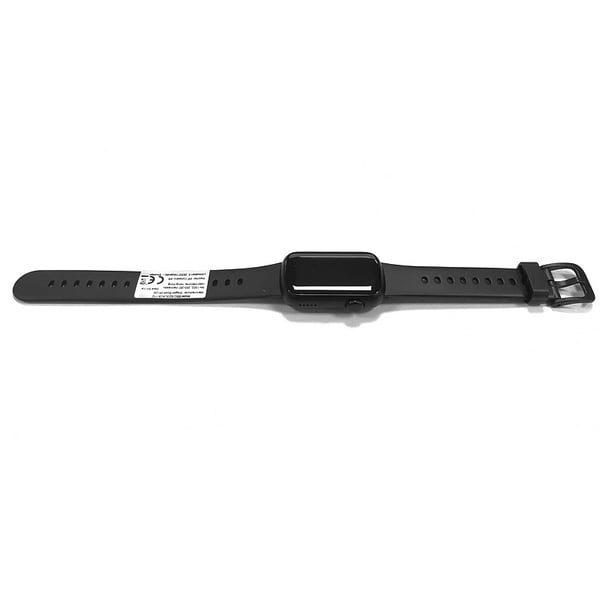 Smartwatch med pulsmåler, blodtryksmåler, søvnmonitor, skridttæller Black