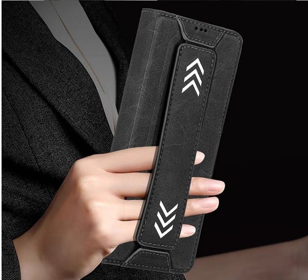 Samsung Galaxy Z Fold-deksel, beskyttende og støtsikker sammenleggbar telefondeksel Black Model 3