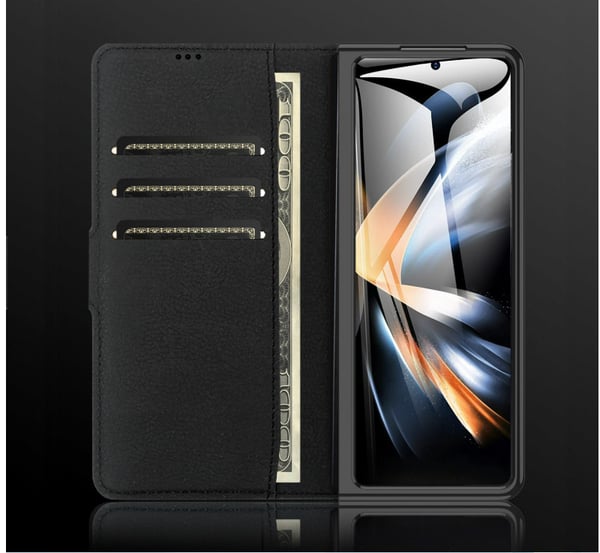 Samsung Galaxy Z Fold-deksel, beskyttende og støtsikker sammenleggbar telefondeksel Black Model 3