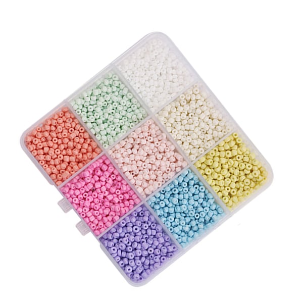 9-delat kit med glaspärlor Multicolor1