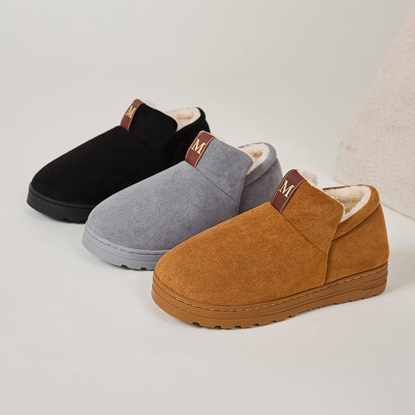 Unisex Casual Cotton Shoes - Komfortable og pustende Slip-On Ankelstøvler XL