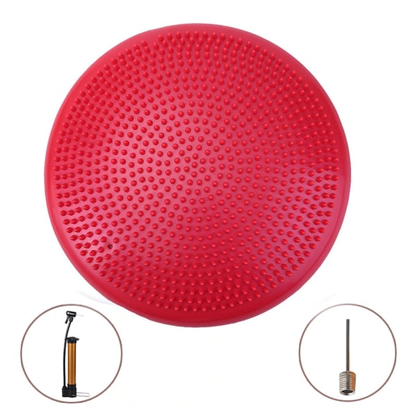 Tykkere yoga-balansepute for stabilitetstrening Red