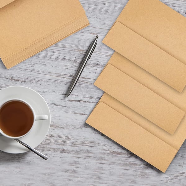 Rustika Kraftkuvert A4 (10,8x15,9 cm, 50-pack)