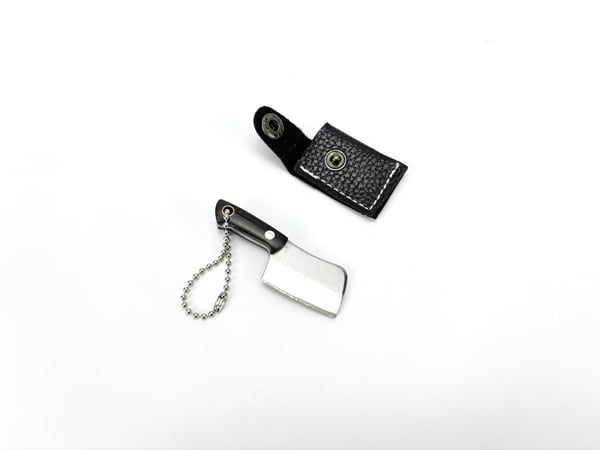 Mini nøkkelkniv, lommekniv i rustfritt stål for EDC, frukt, pakkeåpning