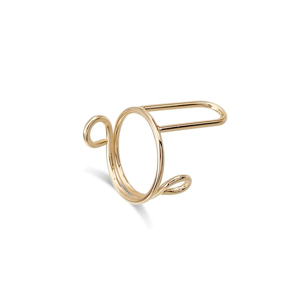Avtakbare negleringer for akrylnegler, 10 stk. Gold