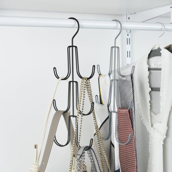 Hjemme Garderobe Organiseringsstativ Black