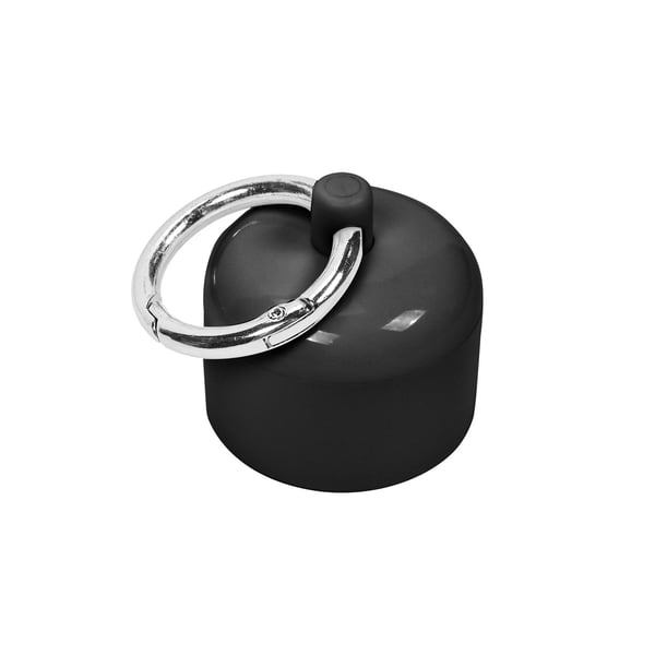 Bærbar smykkeskrin med nøkkelring Black