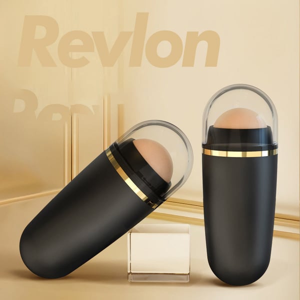 Olje-absorberende rulle av vulkansk stein for ansiktet Pink