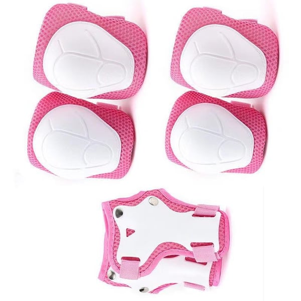 Skyddsutrustning för barn & vuxna - Knäskydd, Armbågsskydd, Handledsskydd Pink