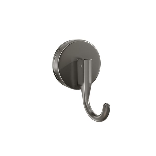 3-paknings sporløse sugekoppkroker Grey