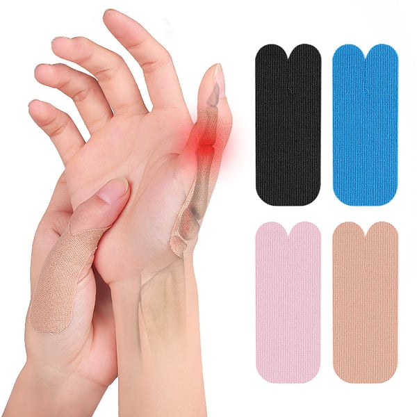 Fingersleeves (8 stk.) - Åndbart tommelfingerstøtte til basketball, sport og skadesforebyggelse