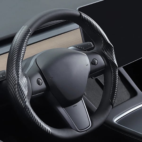 Rattrekk i karbonfiber til Tesla Model 3/Y - 38 cm