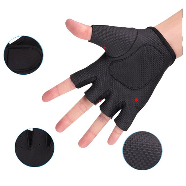 Sportshandskar för män och kvinnor Black XL