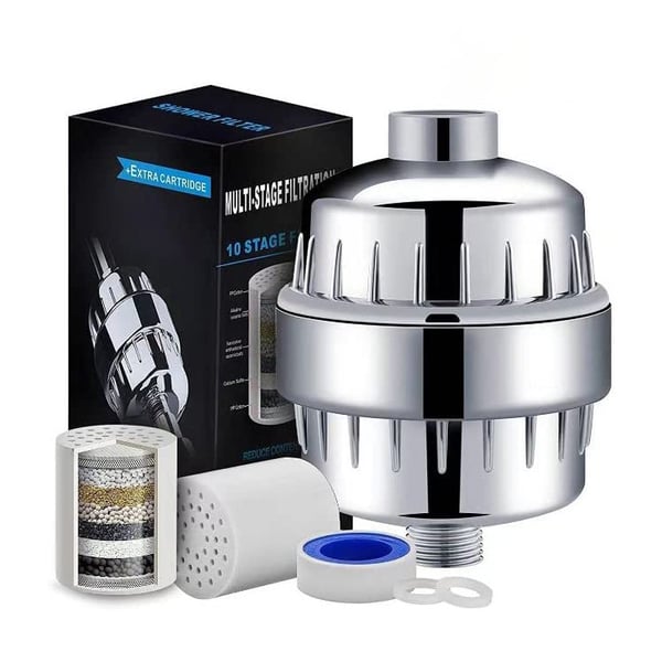 Dusjfilter - 10-25 trinns filtreringssystem