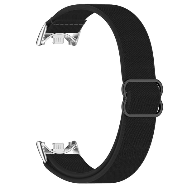 Xiaomi Mi Band 9/8/NFC Hengittävä nailoninen kellon ranneke Black