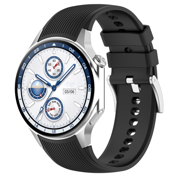 Silikonreim til Oppo Watch X2, Oneplus Watch3 Black