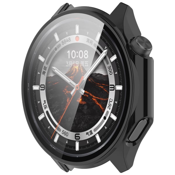 OnePlus Watch 3 og OPPO Watch X2-deksel med skjermbeskytter Black