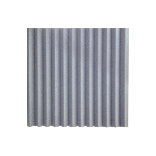 Lydabsorberende skumpaneler Grey 12-pack L