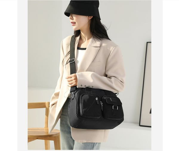 Alsidig Crossbody Skuldertaske til Kvinder Black