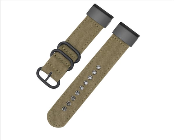 20mm Garmin Fenix Quick Release kanvasrem til Fenix 7/6/5 Green