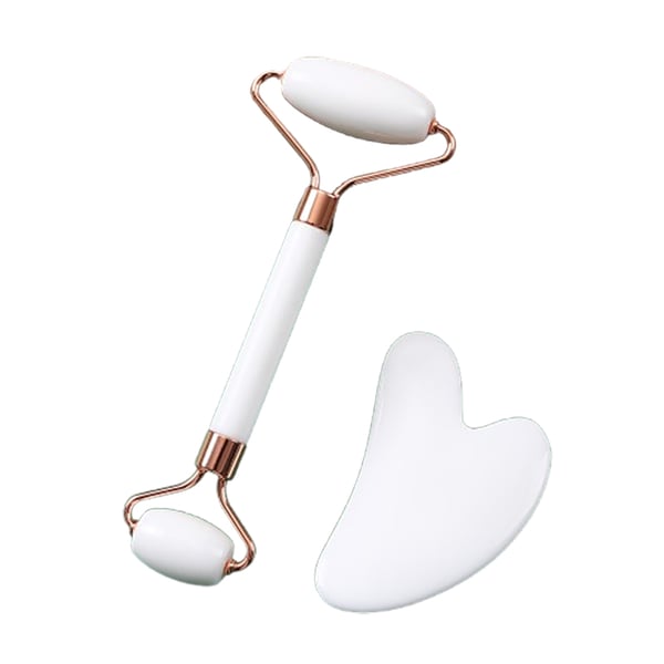 Massageapparat til ansigts- og kropsafslapning - Ansigtsrulle White