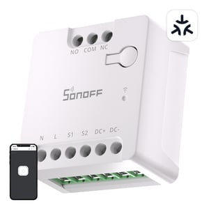 SONOFF MINI-D Smart WiFi Matter Switch (AC/DC 12-48V, tørr kontakt)