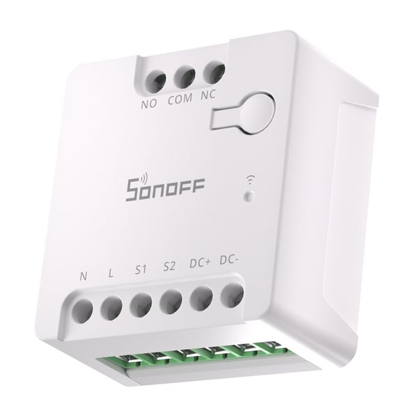 SONOFF MINI-D Smart WiFi Matter Switch (AC/DC 12-48V, tørr kontakt)