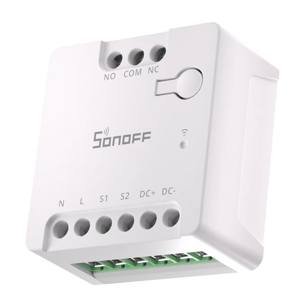 SONOFF MINI-D Smart WiFi Matter Switch (AC/DC 12-48V, tørr kontakt)