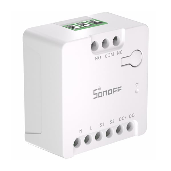 SONOFF MINI-D Smart WiFi Matter Switch (AC/DC 12-48V, tørr kontakt)