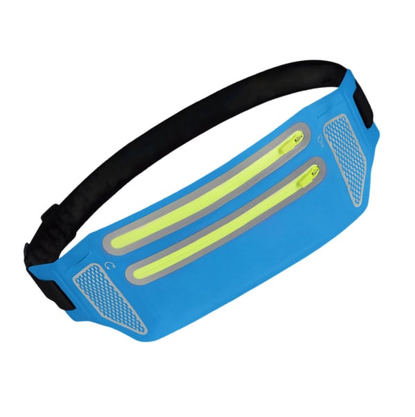 Ultra-Slim Running Belt Waist Pack for Phones Blue