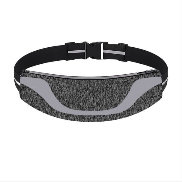 Juoksuvyö vyötärölaukku miehille ja naisille, vedenkestävä juoksupussi iPhone 14 Pro Max Samsung Pixel -puhelimille Grey