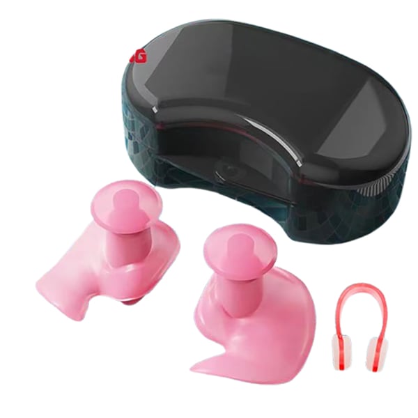 Korvatulpat ja nenäklipsi uimiseen Pink Korvatulpat ja nenäklipsi uimiseen Pink