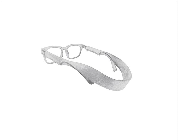 Svømmebrille-stropp i neopren med sikkert grep Blue