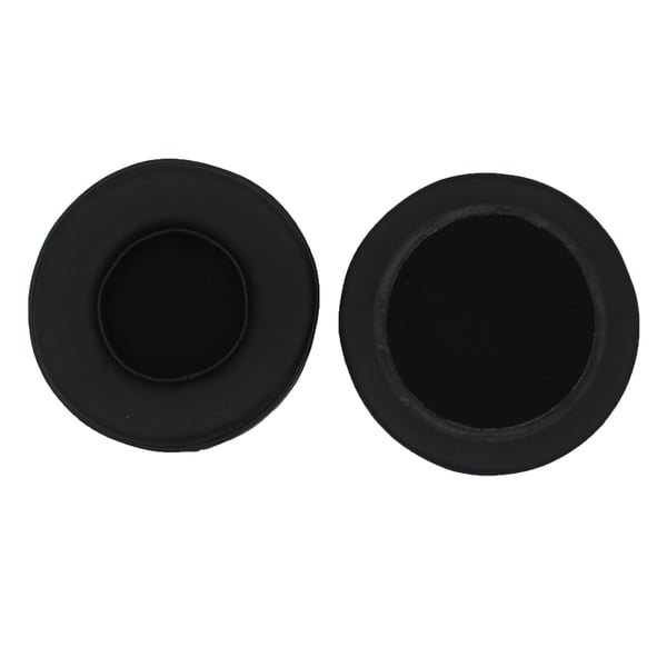 Utbytesöronkuddar för hörlurar, 70 mm runda öronkåpor med minnesskum, 2-pack