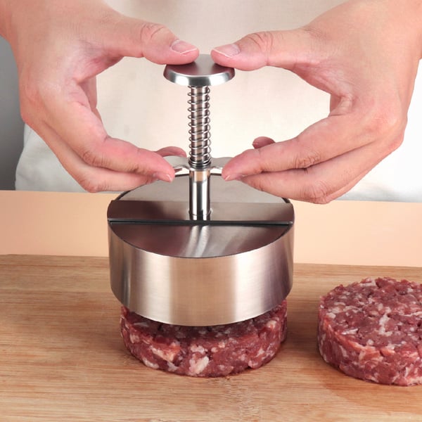 Hamburgerpresse i 304 rustfritt stål 11 cm
