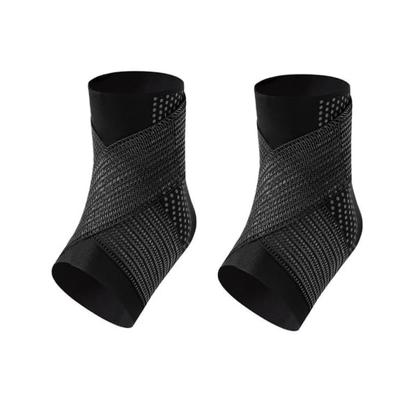 Urheilullinen nilkkatuki (päivitetty silikonihihna) Black XXL