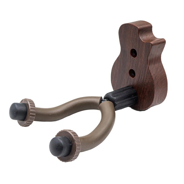 2-pack gitarrhängare för vägg, gitarrväggfäste i trä Model 1