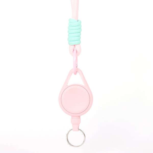 Sisäänvedettävä avaimenperä Pink Sisäänvedettävä avaimenperä Pink