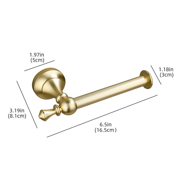 Veggmontert papirhåndkleholder Gold