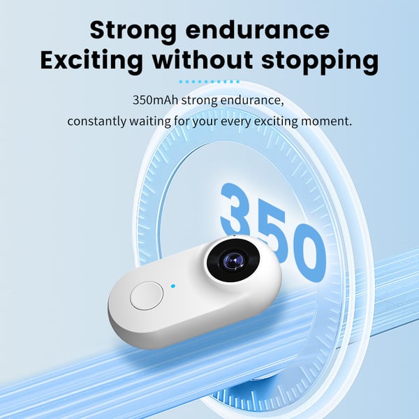 Actionkamera for kjæledyr med 32 GB TF-kort White