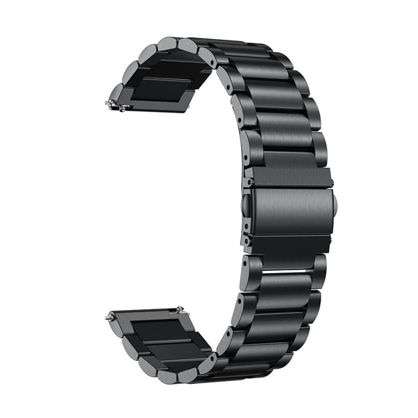 Rustfri stålurrem - Komfortabel og sikker pasform Black 22 mm
