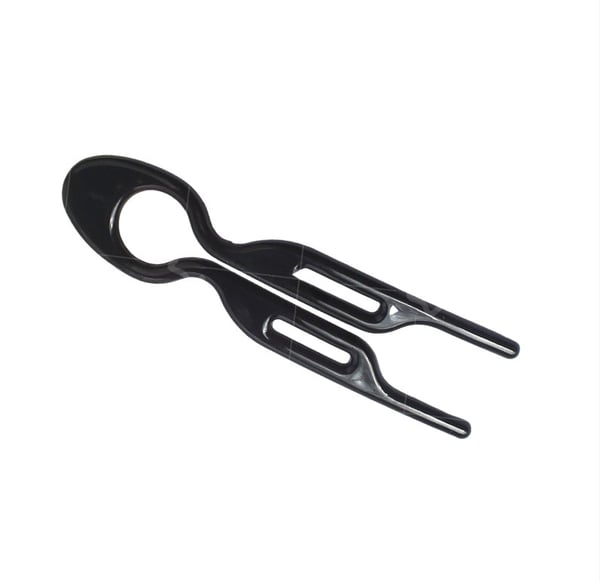 Franske hårnåler, U-formet, 5 stk. Black